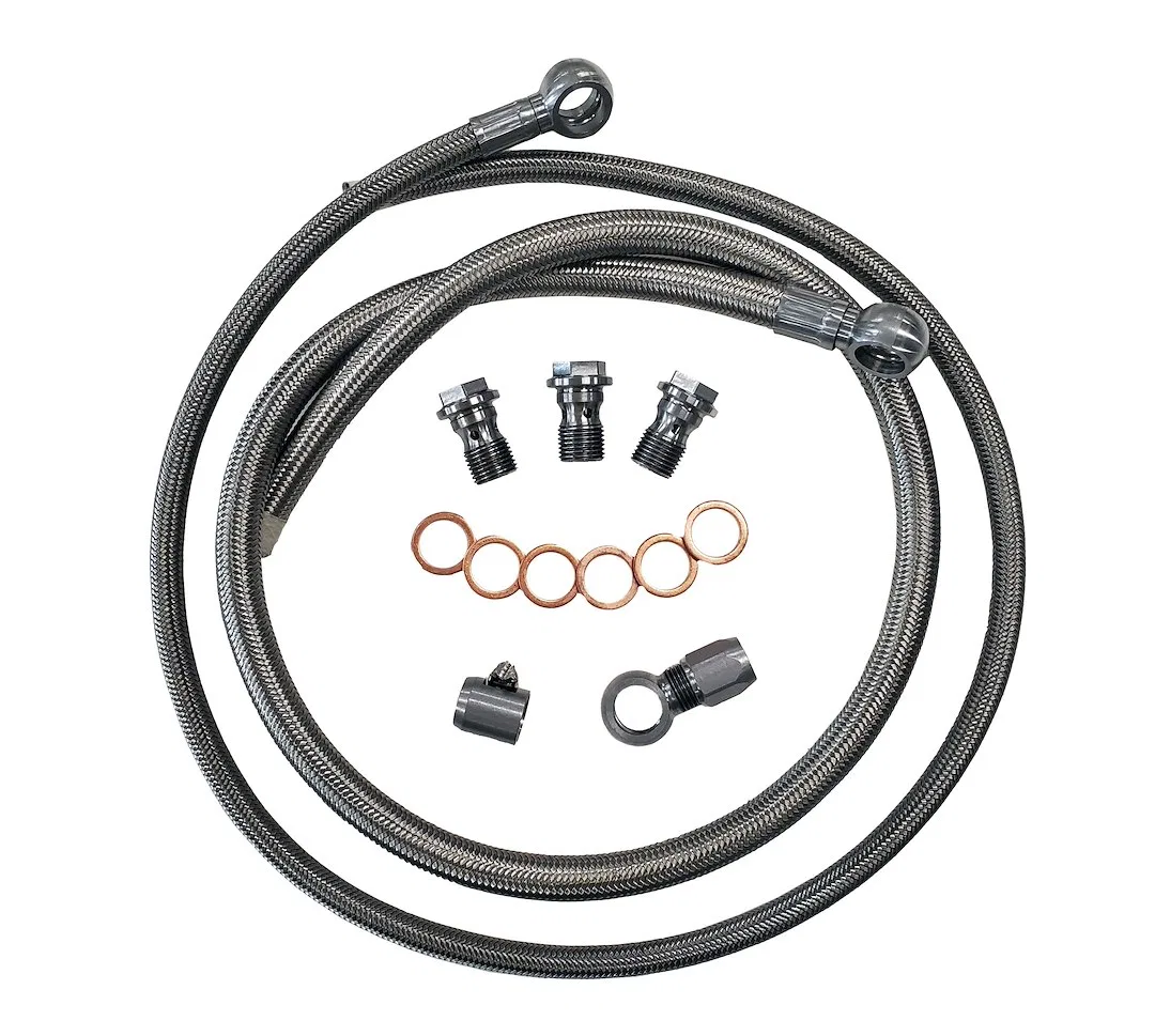 925130 – BORGESON Power Steering Hose, Braided Stainless Steel Pressure And Return Hoses For Use With Borgeson Power ...